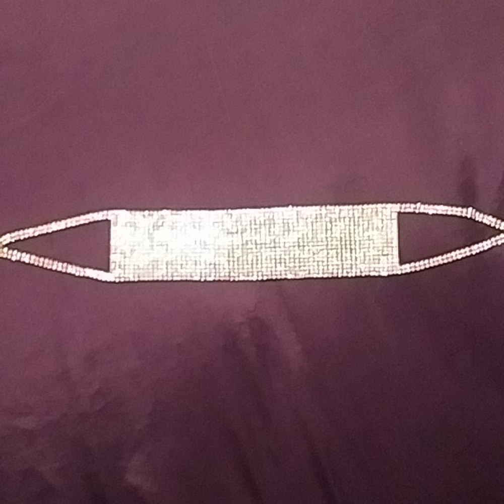 Rose Gold Rhinestone Choker
